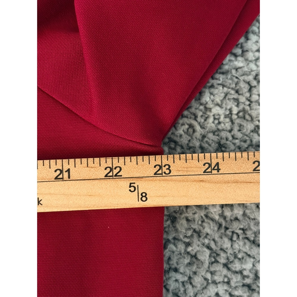 Broderick Track Jacket Adult 7 Large Red Greely Striped Sleeve Vintage 90s USA - Picture 6 of 8